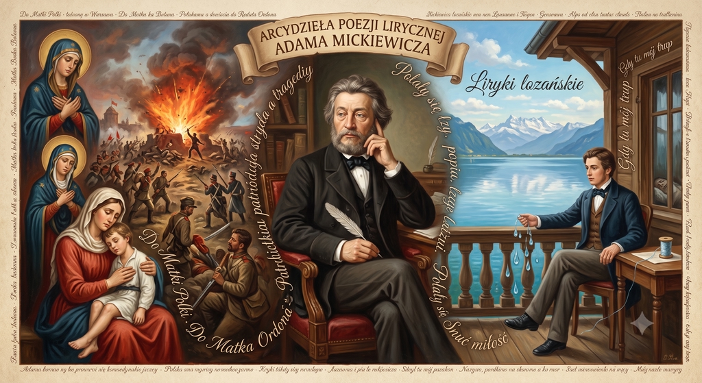 Arcydzieła poezji lirycznej Adama Mickiewicza