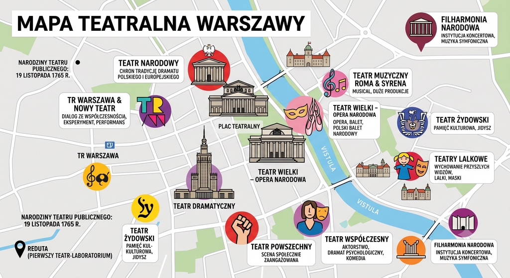 Moja znajomość teatrów warszawskich