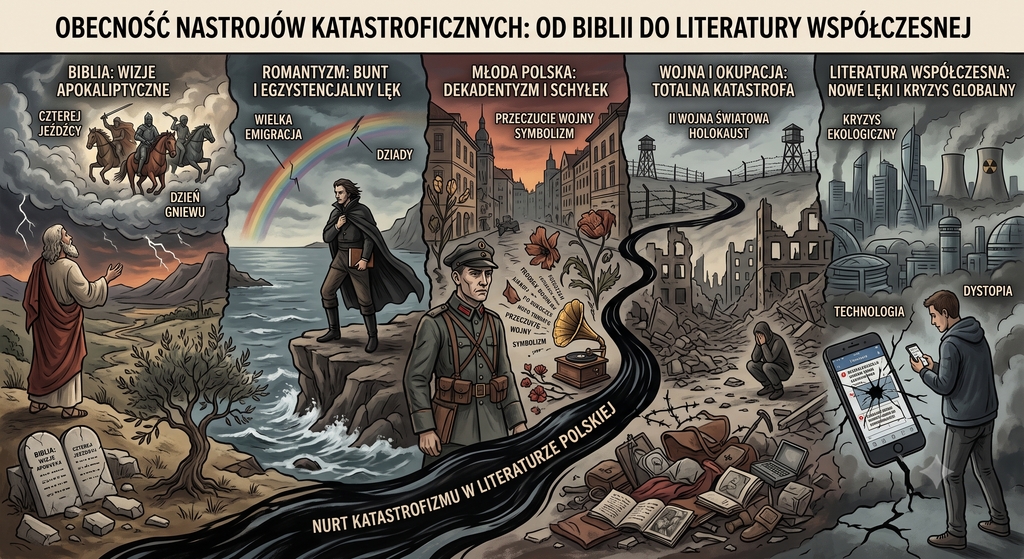 Obecność nastrojów katastroficznych od Biblii do literatury współczesnej