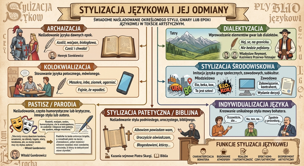 Stylizacja językowa i jej odmiany