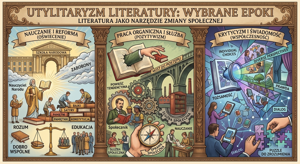 Utylitaryzm literatury wybranych epok