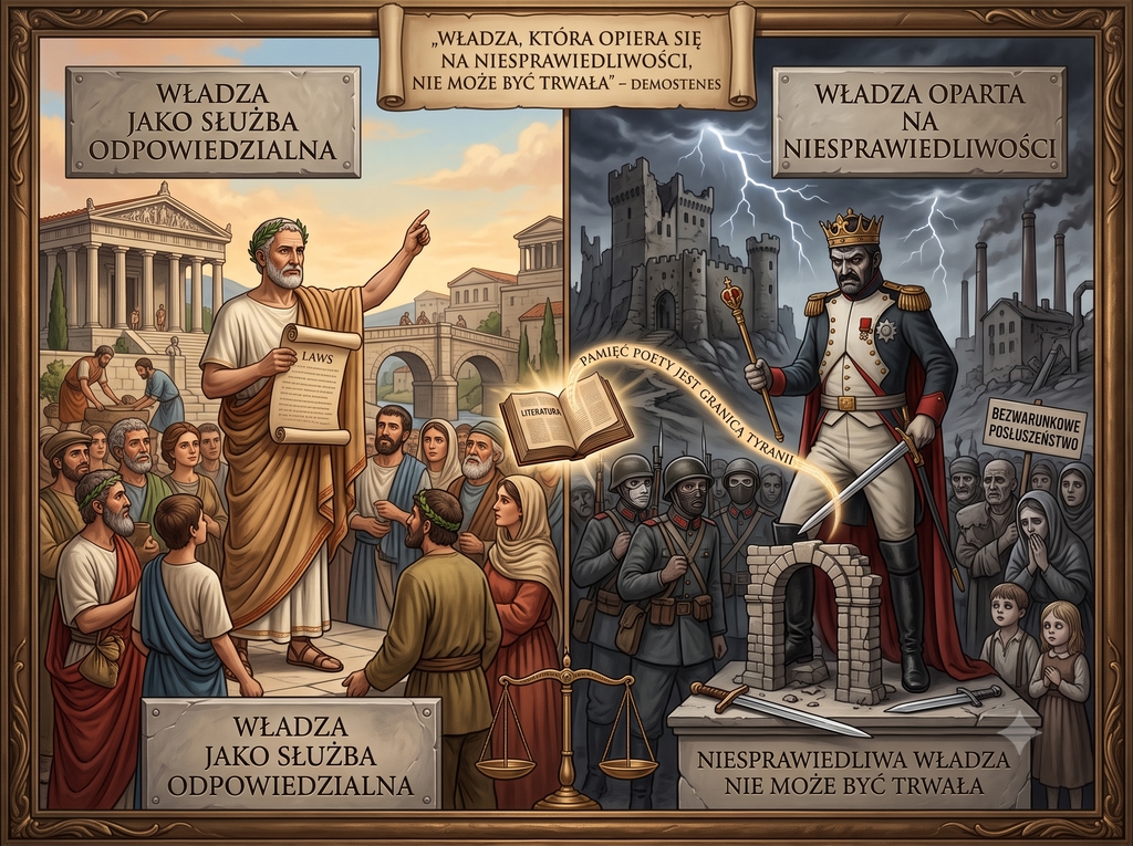 Władza – służba, pokusa i mechanizm zniewolenia w literaturze
